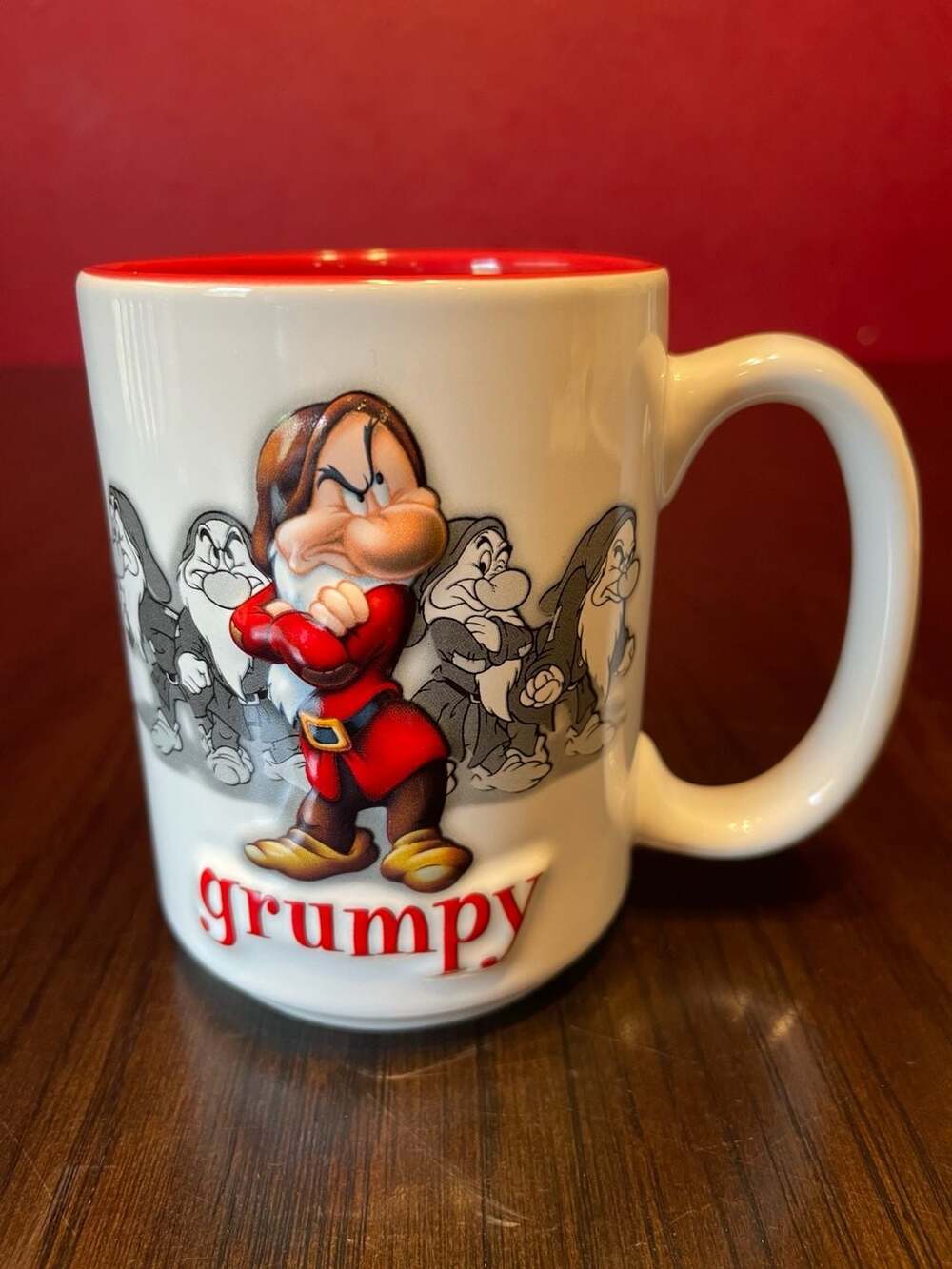 Disney Parks Grumpy 3D Embossed Mug